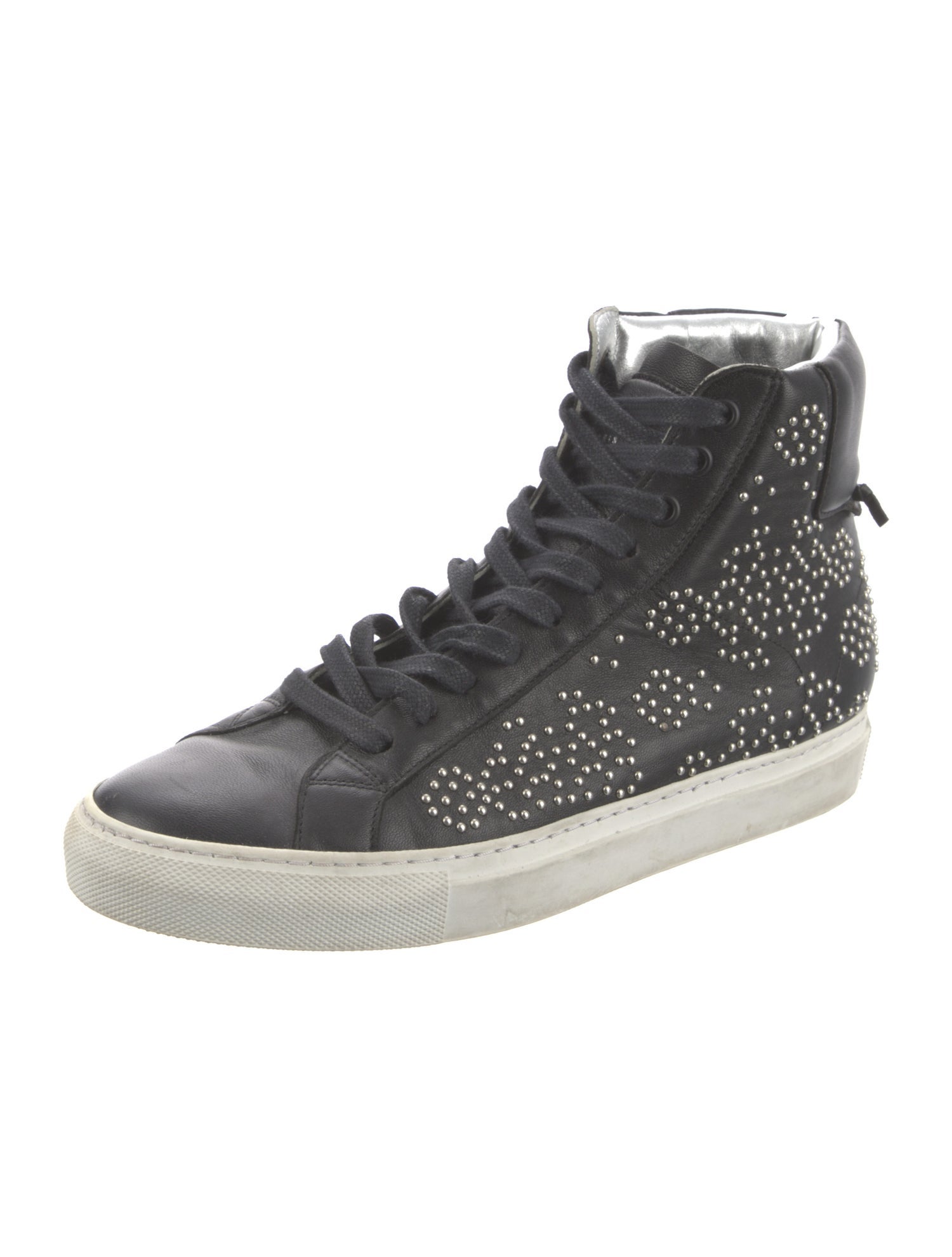 Givenchy Leather Studded Accents Sneakers