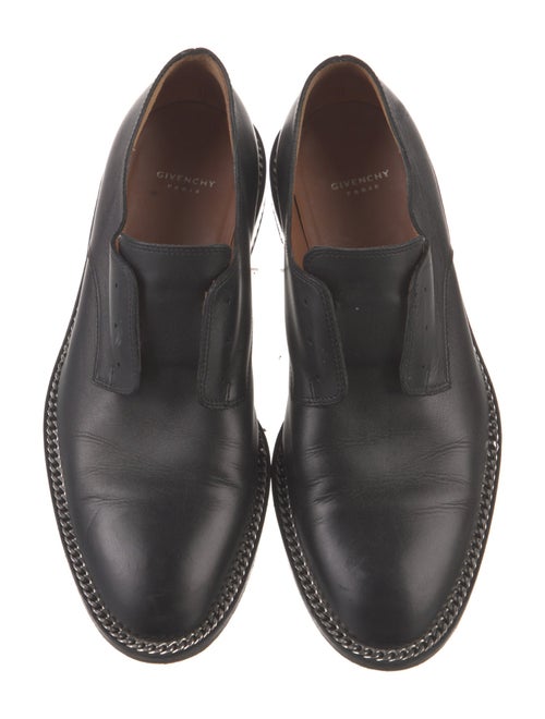 Givenchy Leather Chain-Link Accents Oxfords