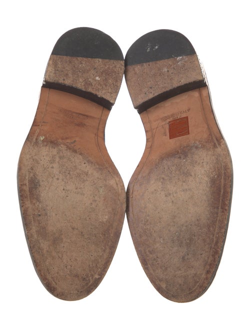 Givenchy Leather Chain-Link Accents Oxfords