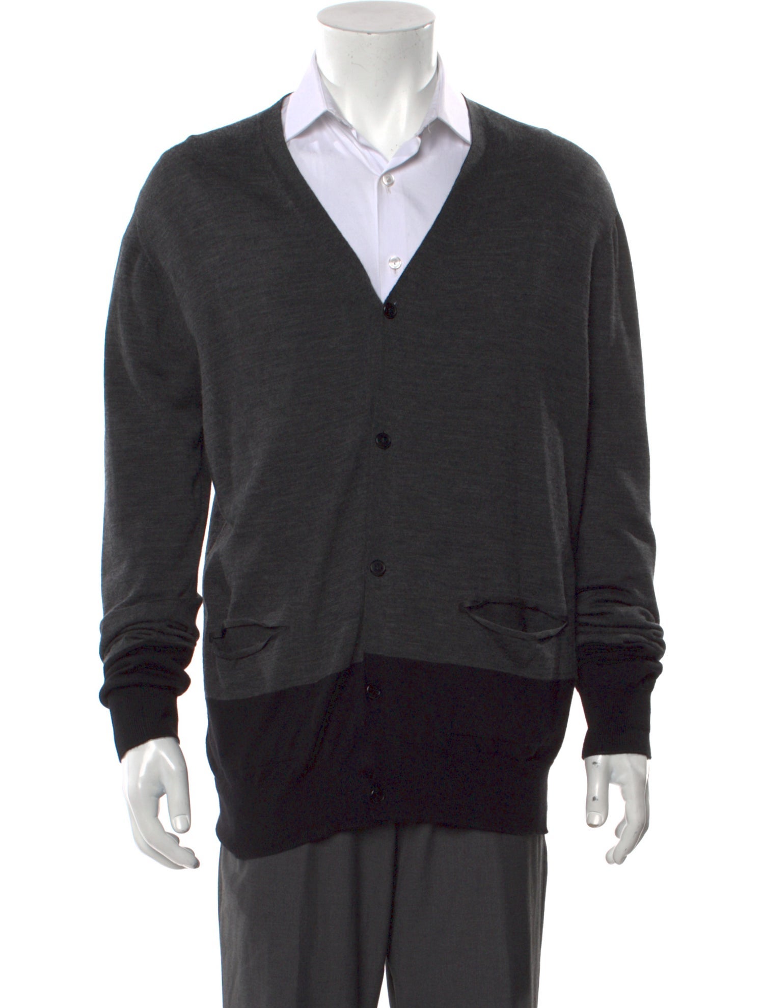 Givenchy Wool V-Neck Cardigan