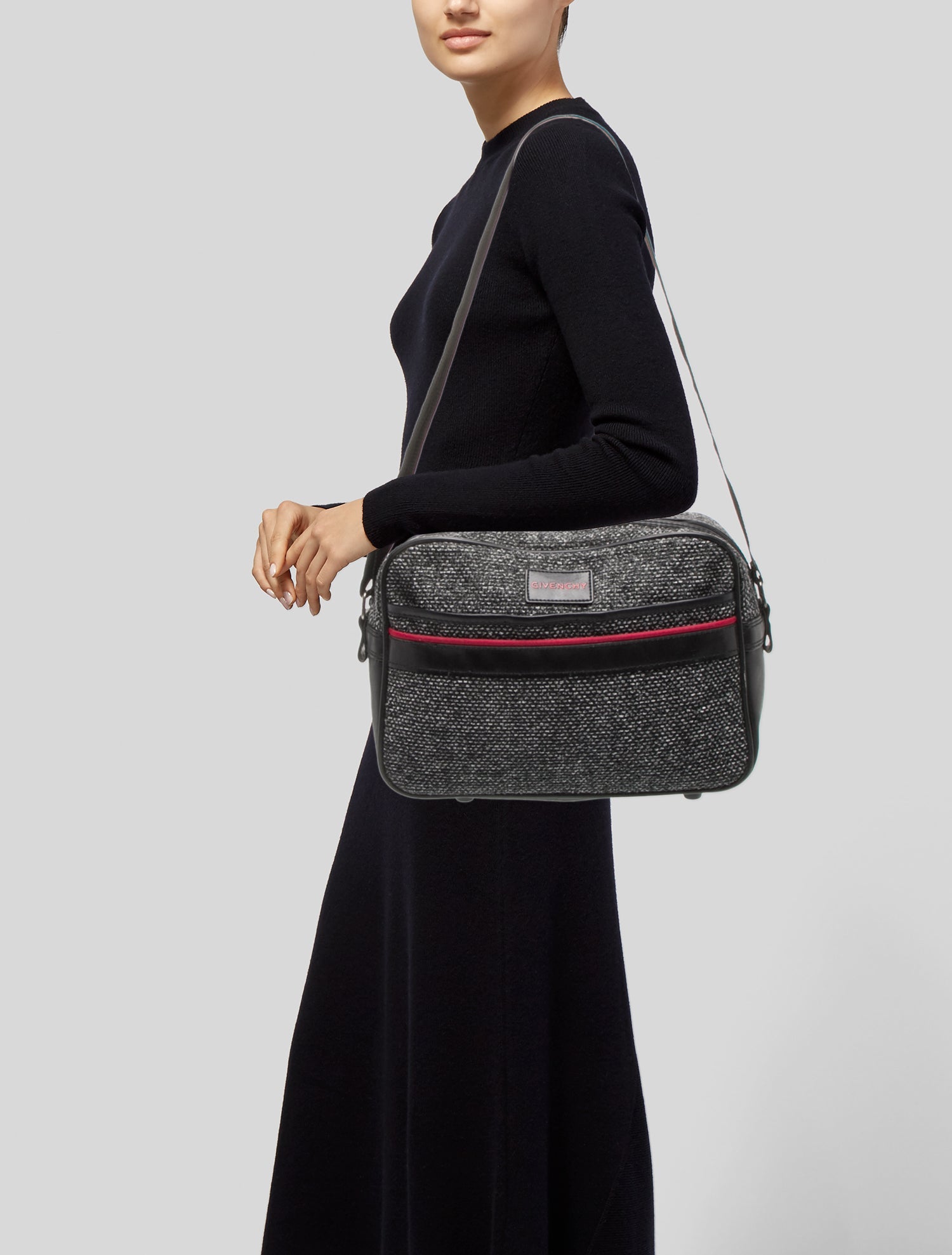 Givenchy Tweed Shoulder Bag Vintage