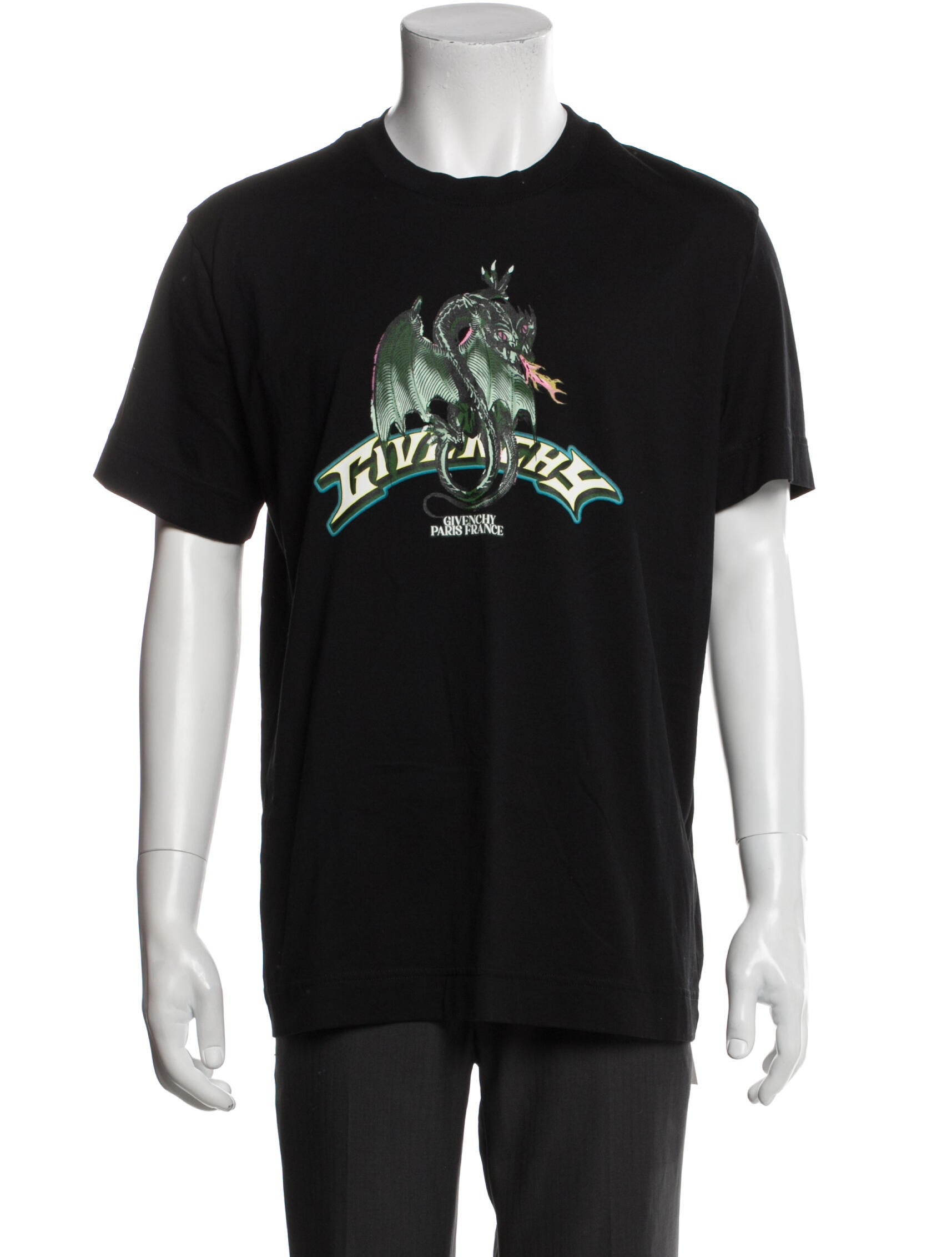 Givenchy Graphic Print Crew Neck T-Shirt