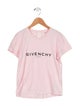 Givenchy Girls' Logo Graphic Short Sleeve Top