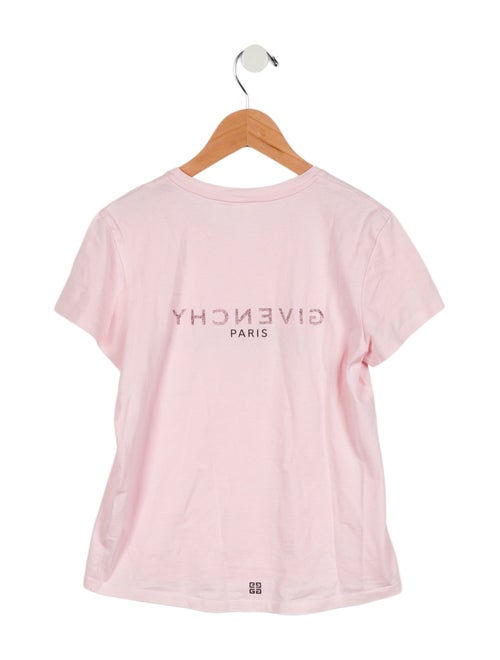 Givenchy Girls' Logo Graphic Short Sleeve Top