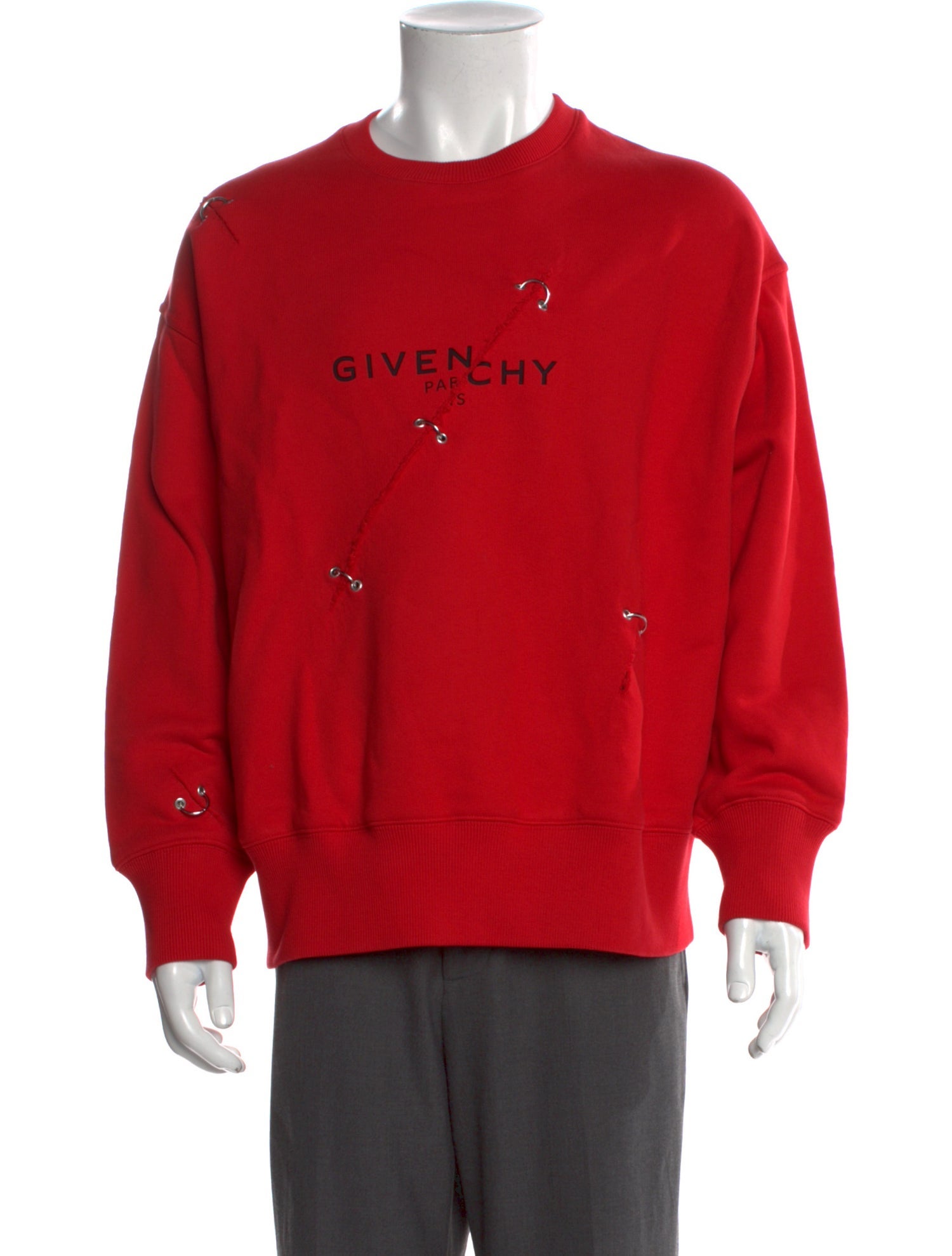 Givenchy Graphic Print Crew Neck Pullover