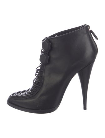 Givenchy Leather Lace-Up Boots