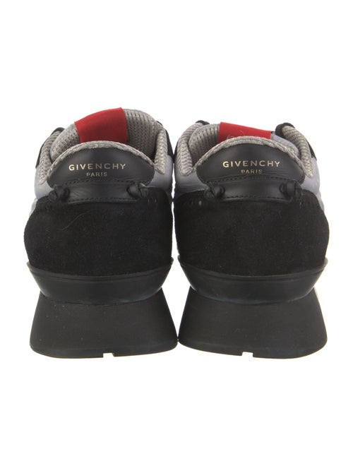 Givenchy Suede Colorblock Pattern Athletic Sneakers