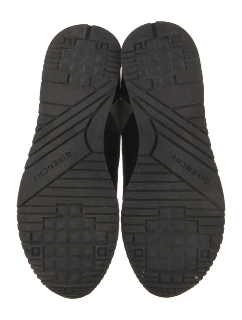 Givenchy Suede Colorblock Pattern Athletic Sneakers