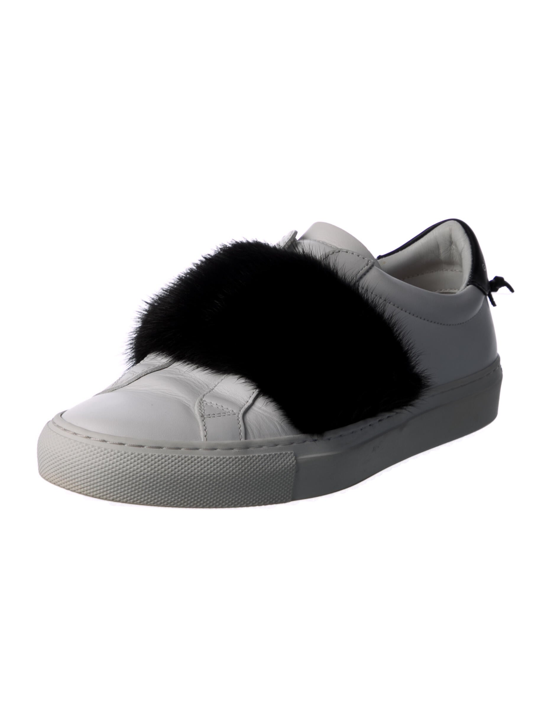 Givenchy Leather Colorblock Pattern Sneakers