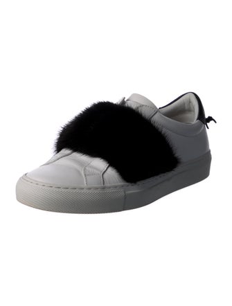 Givenchy Leather Colorblock Pattern Sneakers