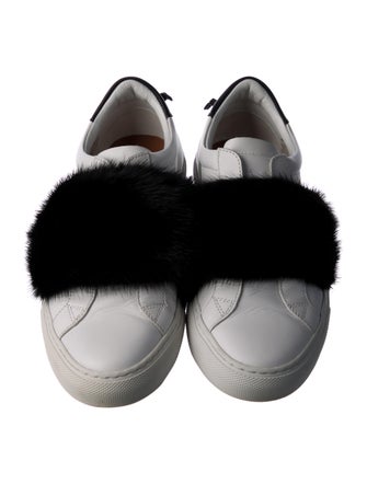 Givenchy Leather Colorblock Pattern Sneakers