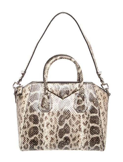 Givenchy Snakeskin GIVENCHY Small Antigona Anaconda Snake Bag
