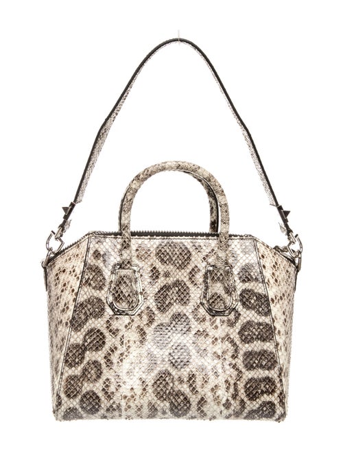 Givenchy Snakeskin GIVENCHY Small Antigona Anaconda Snake Bag
