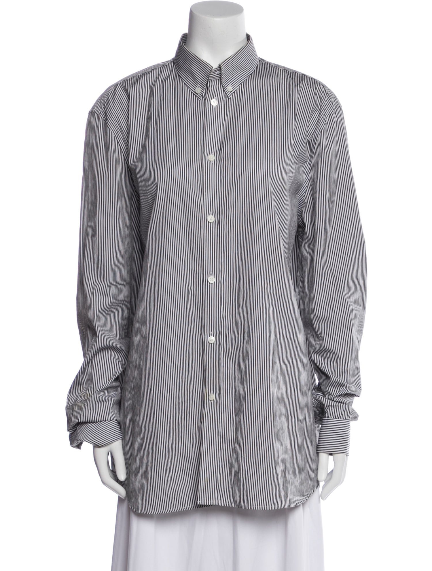 Givenchy Striped Mock Neck Tunic