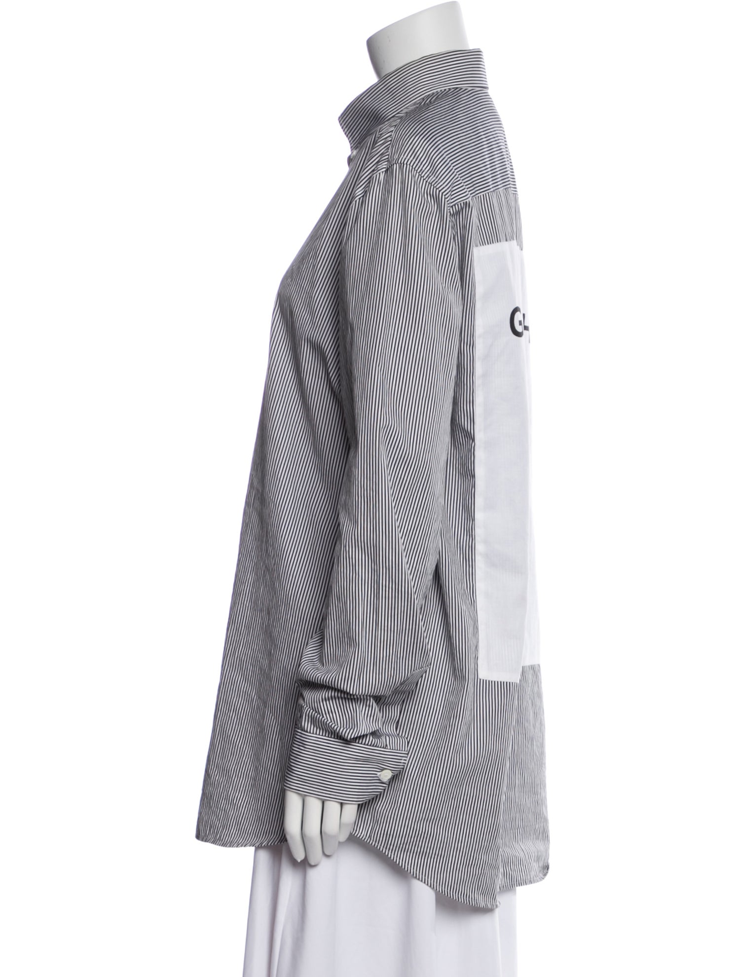 Givenchy Striped Mock Neck Tunic