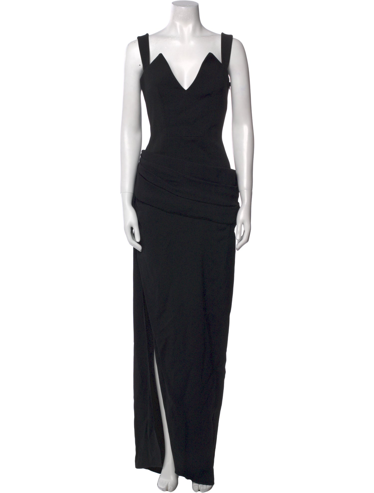 Givenchy V-Neck Long Dress