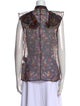 Givenchy Silk Floral Print Button-Up Top