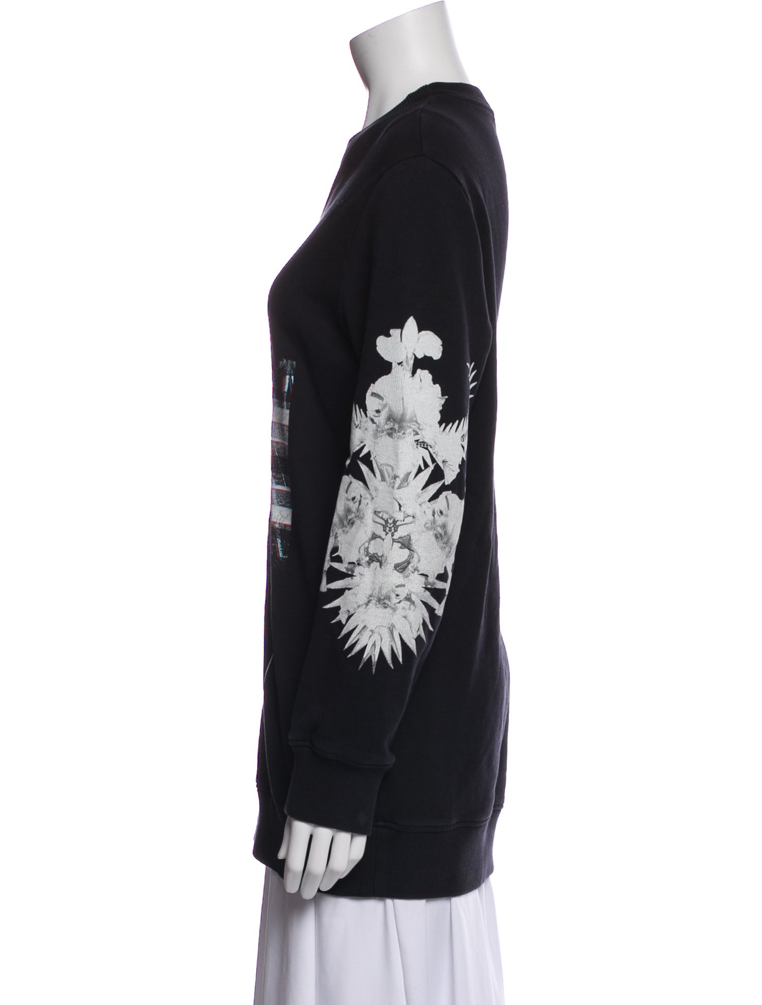 Givenchy Graphic Print Crew Neck Sweatshirt