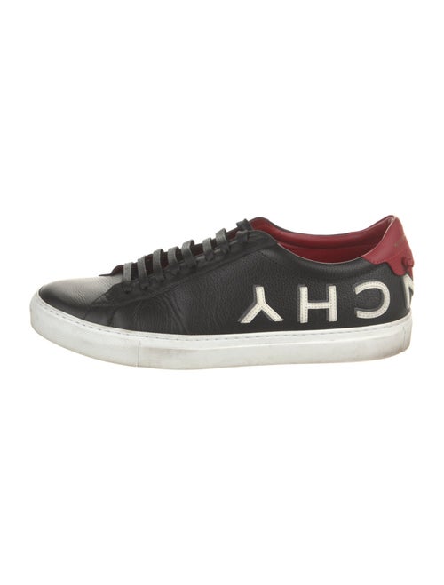 Givenchy Leather Graphic Print Sneakers