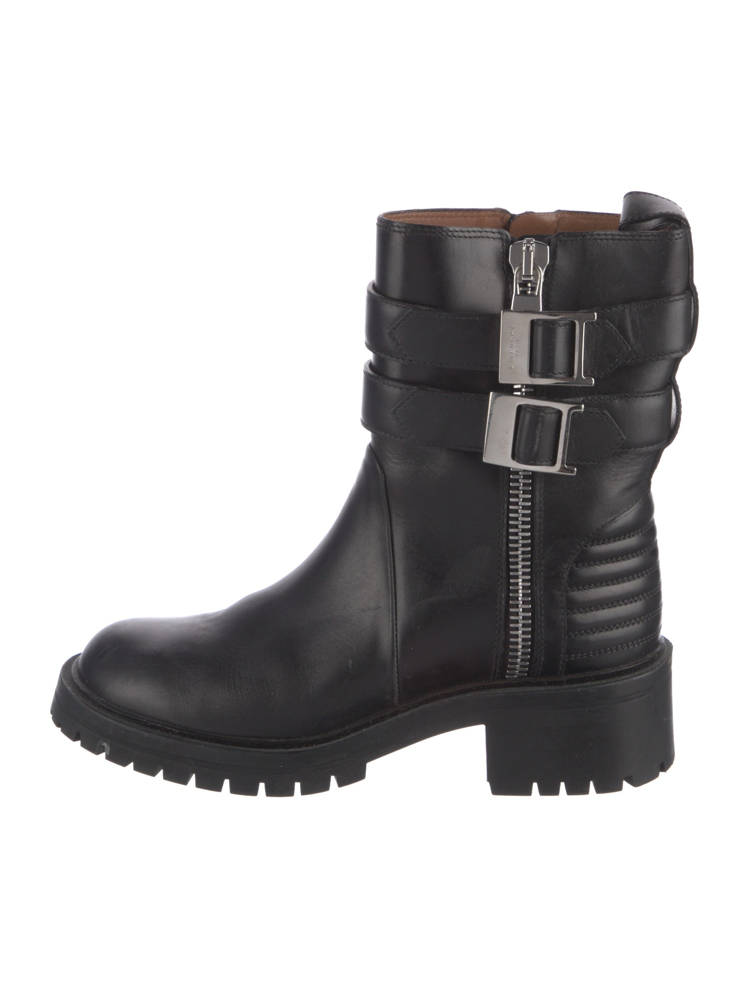 Givenchy Leather Moto Boots