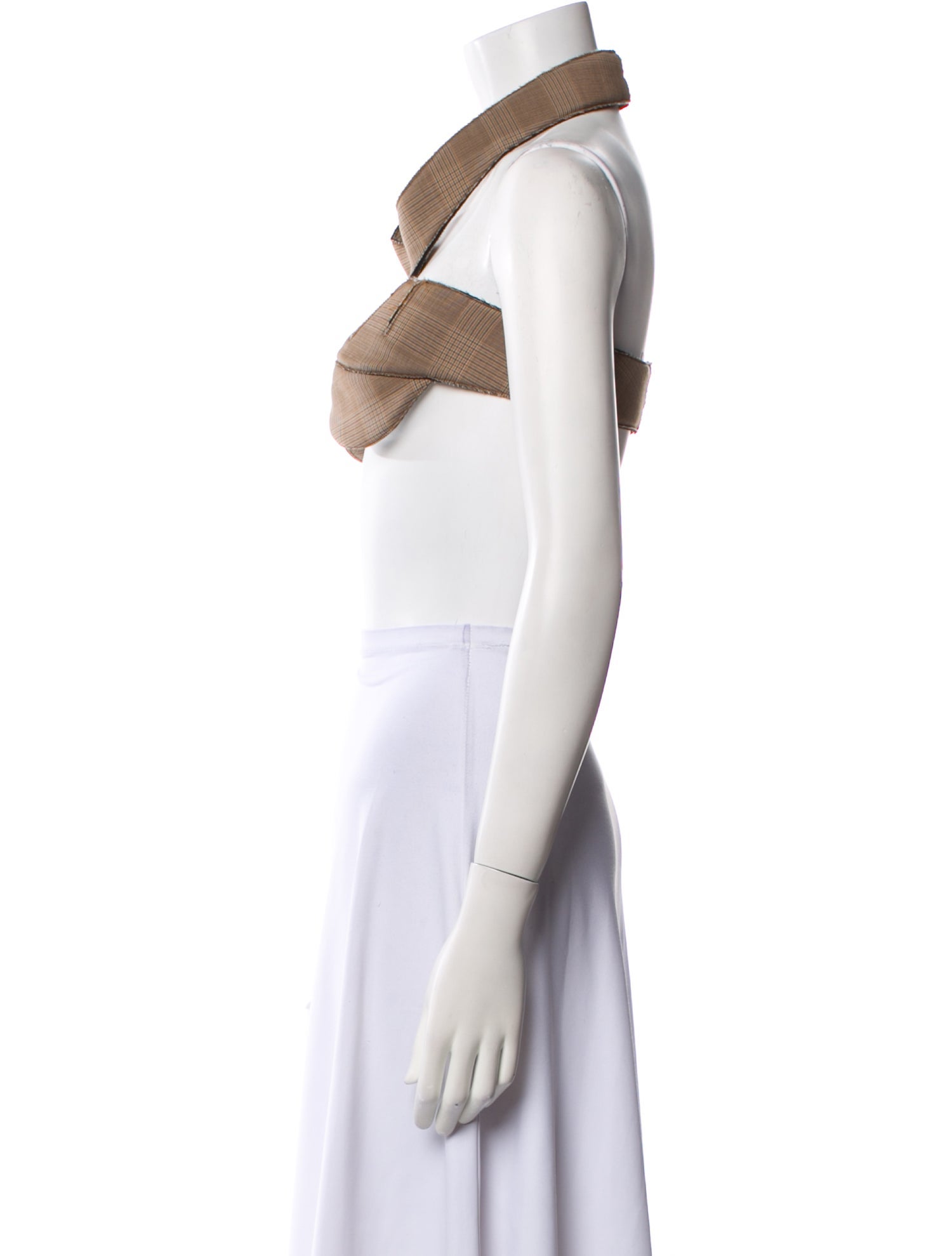 Givenchy Leather Halterneck Crop Top