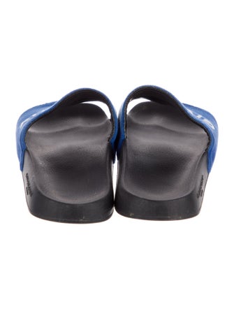 Givenchy Velvet Printed Slides