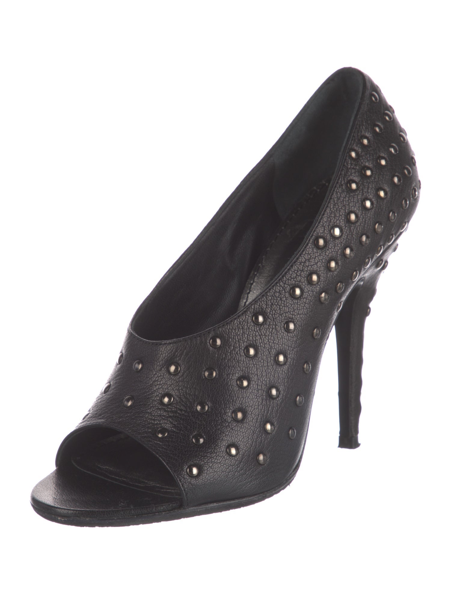 Givenchy Leather Studded Accents Pumps