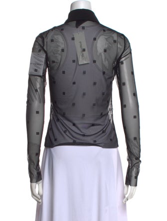 Givenchy Long Sleeve Button-Up Top