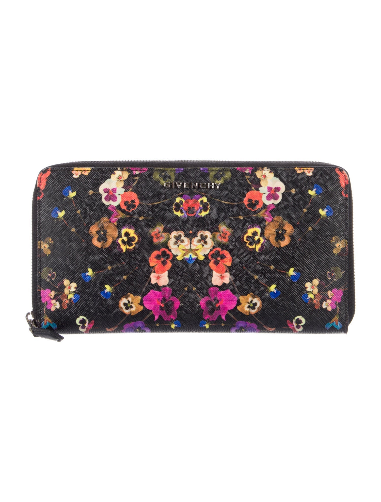 Givenchy Leather Floral Print Wallet