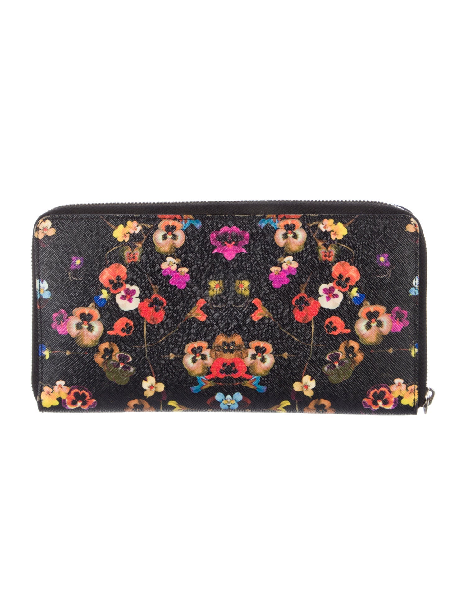 Givenchy Leather Floral Print Wallet