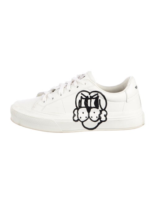 Givenchy Leather Printed Sneakers