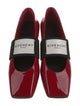 Givenchy Patent Leather Printed Mary Jane Flats