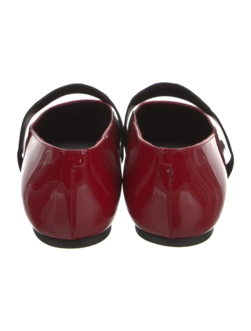 Givenchy Patent Leather Printed Mary Jane Flats