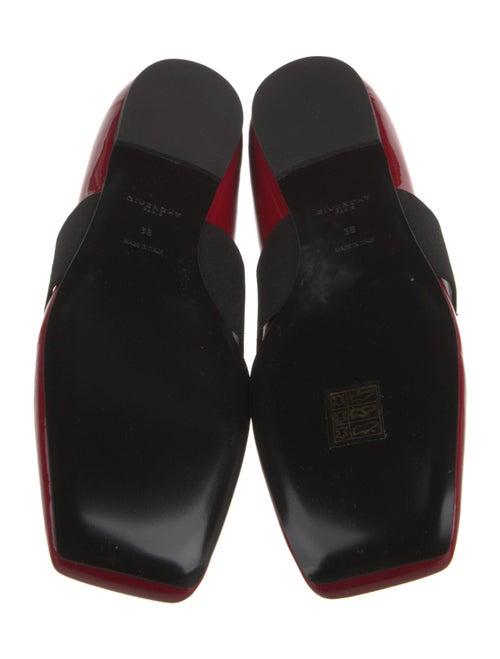 Givenchy Patent Leather Printed Mary Jane Flats