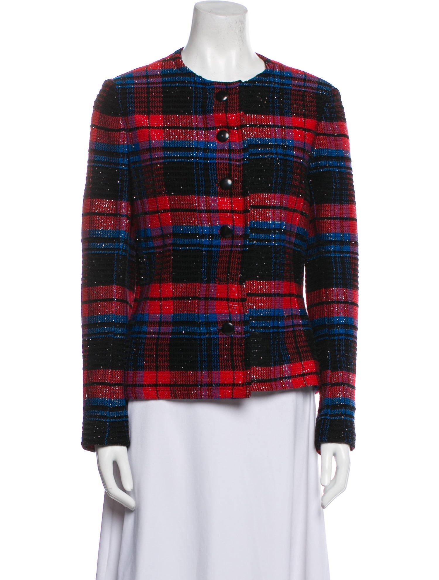 Givenchy Plaid Print Jacket