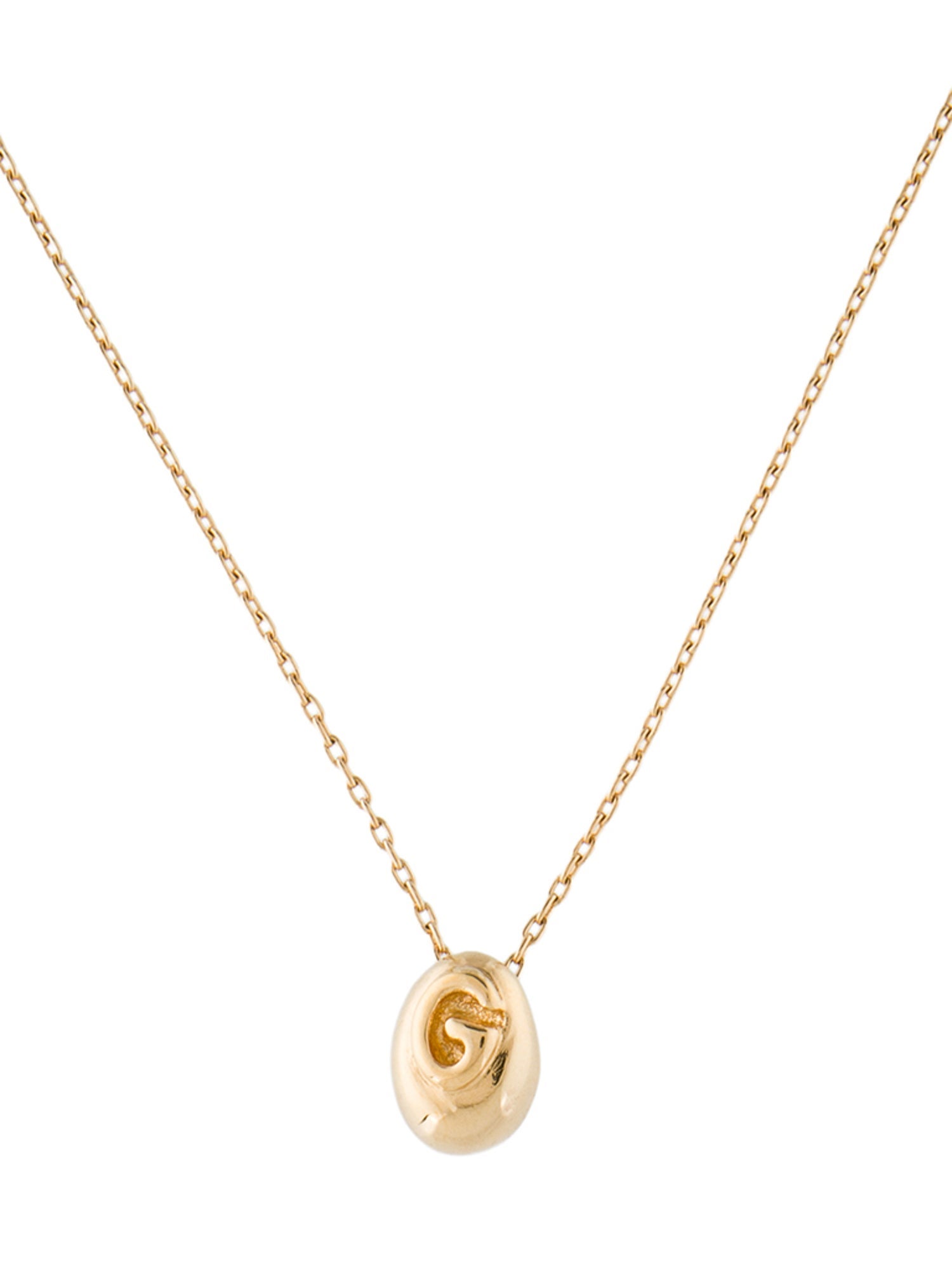 Givenchy Vintage G Pendant Necklace