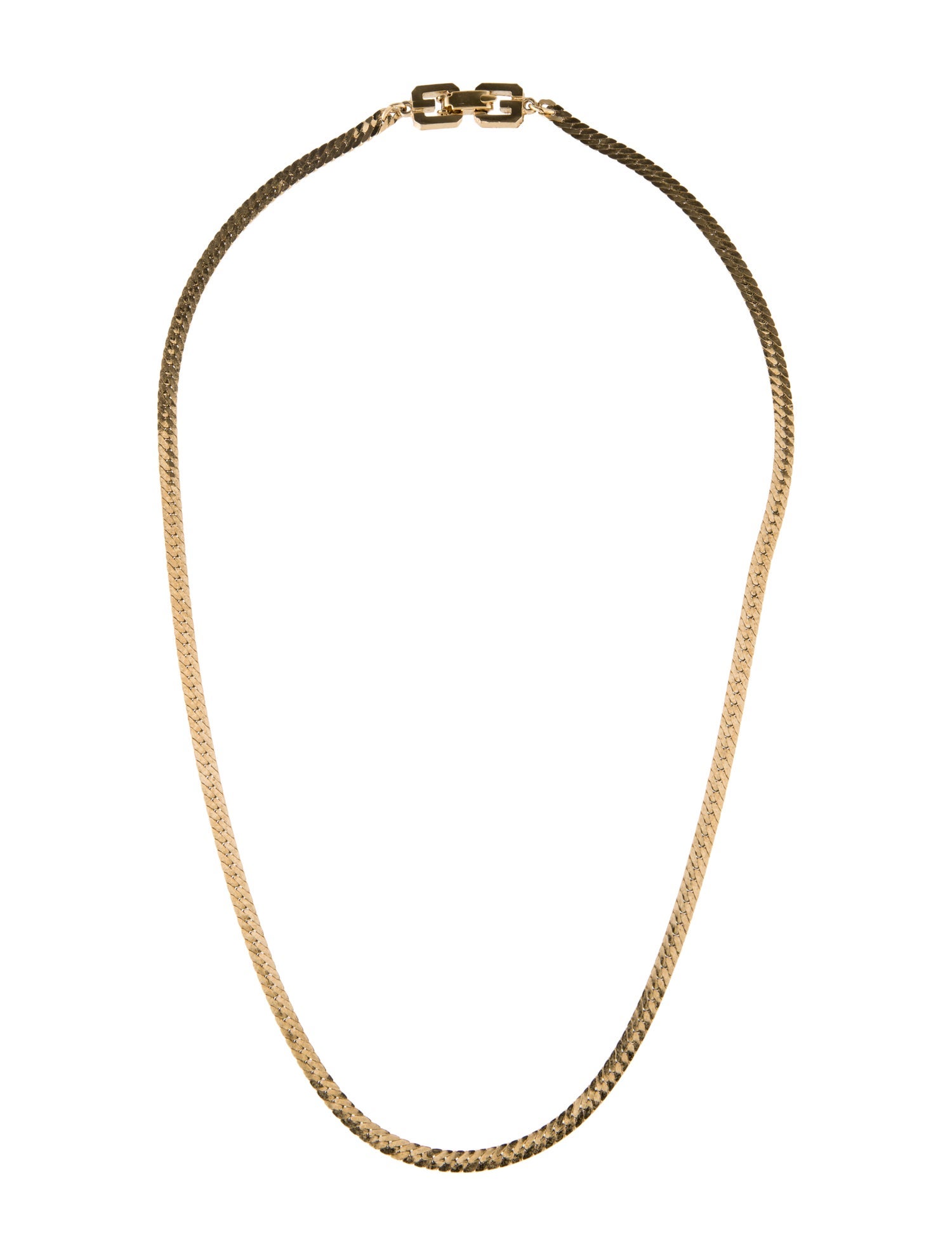 Givenchy Vintage GG Chain Necklace