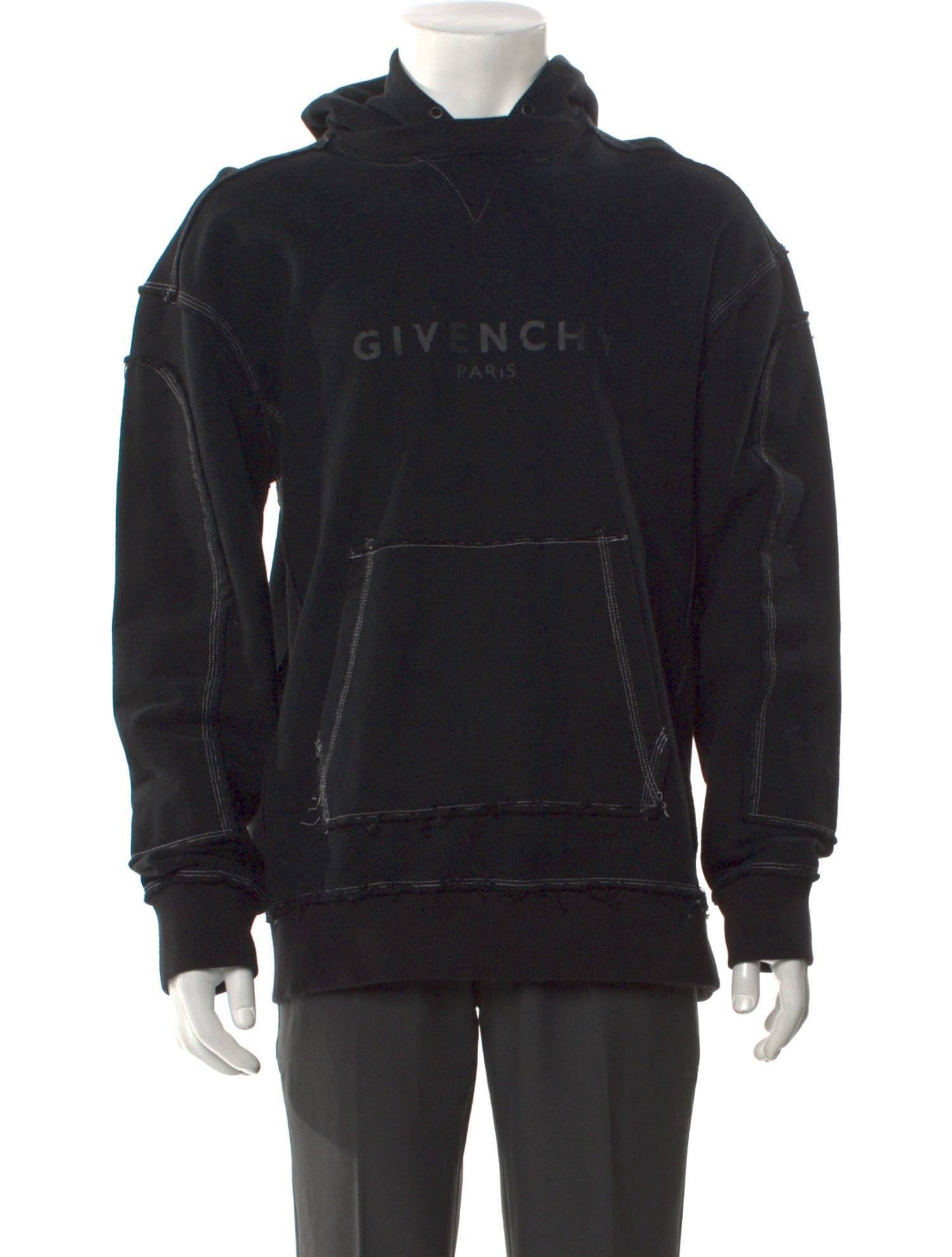 Givenchy Graphic Print Mock Neck Pullover