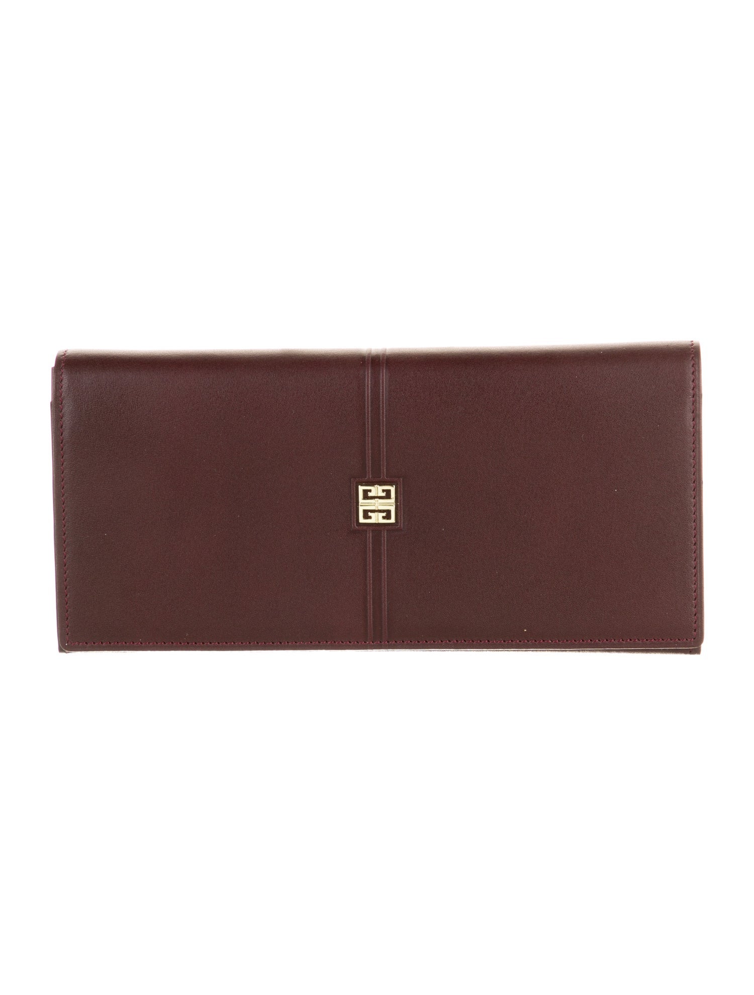 Givenchy Signature Logo Calfskin Continental Wallet