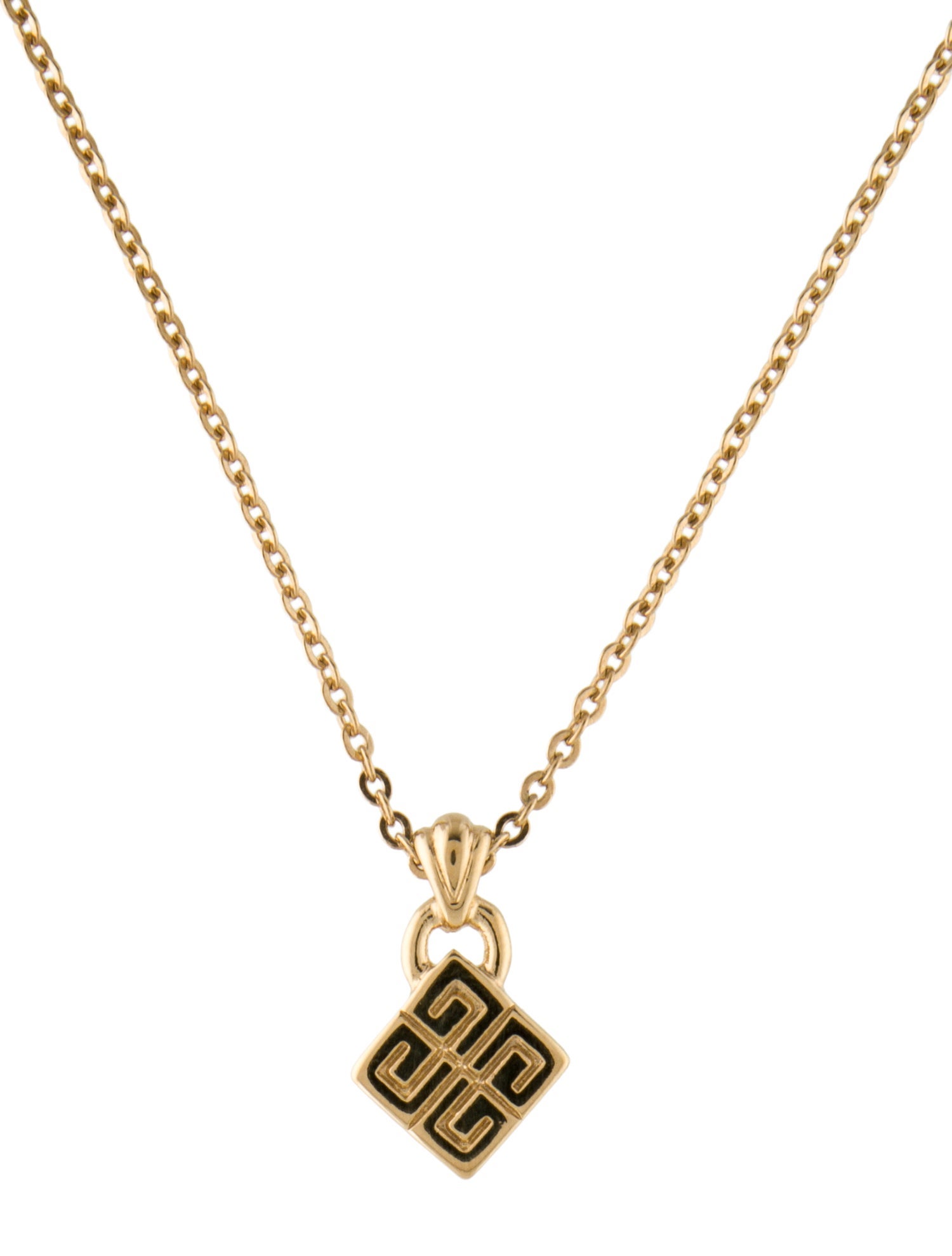 Givenchy Vintage 4G Pendant Necklace