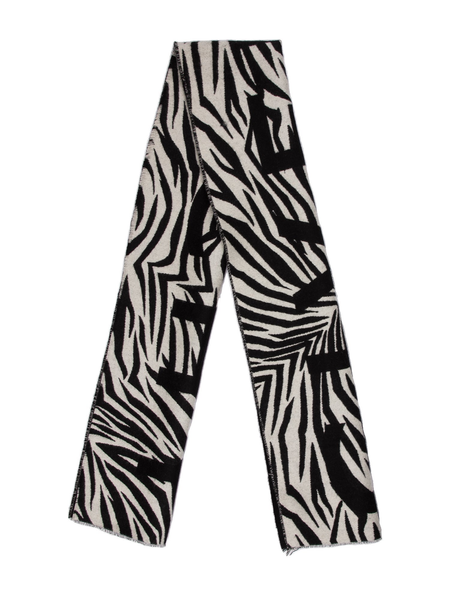 Givenchy Wool Animal Print Scarf