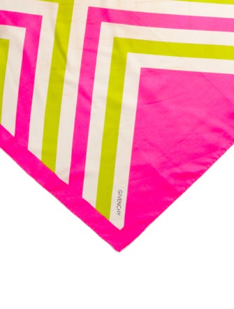 Givenchy Silk Striped Scarf