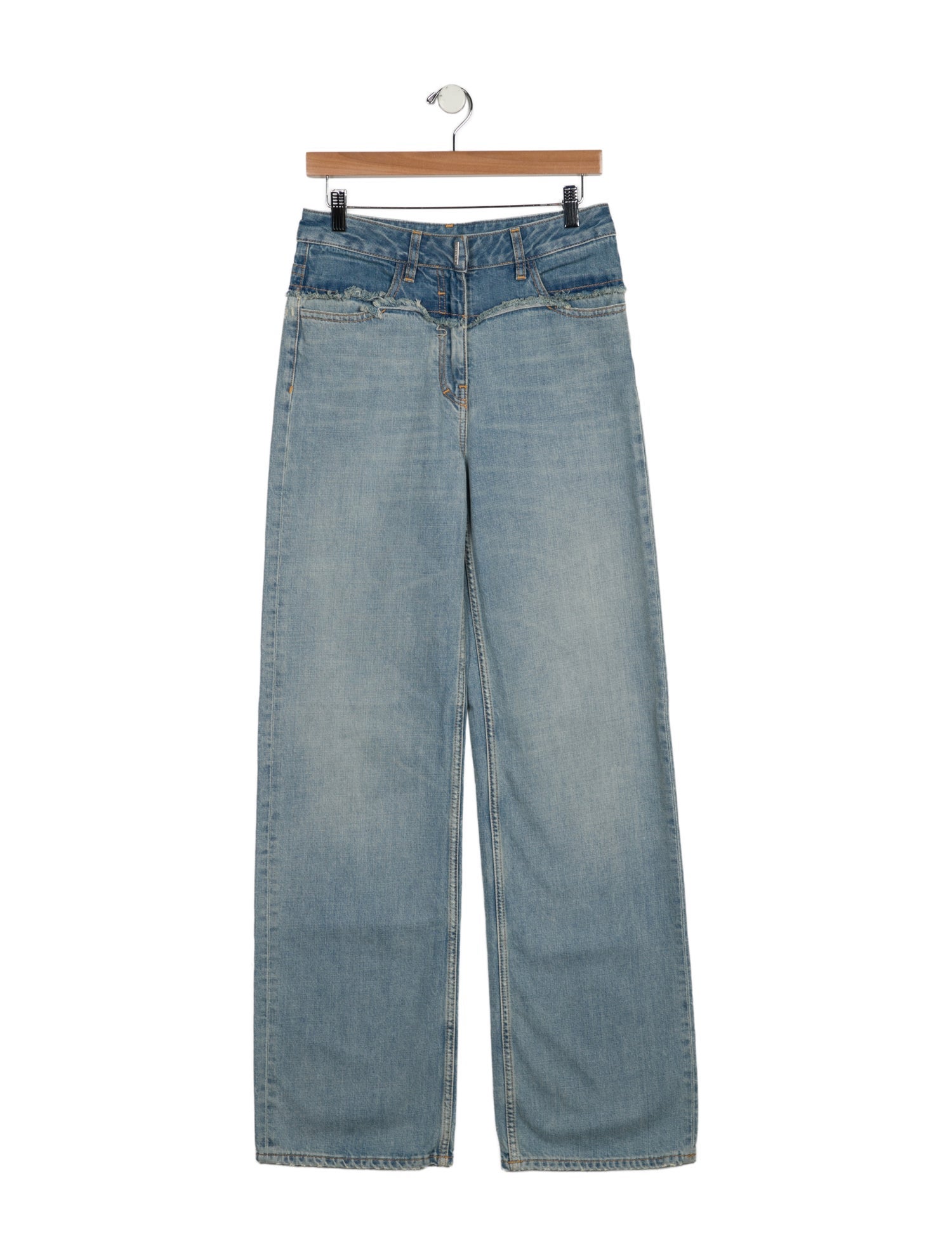 Givenchy High-Rise Wide Leg Jeans