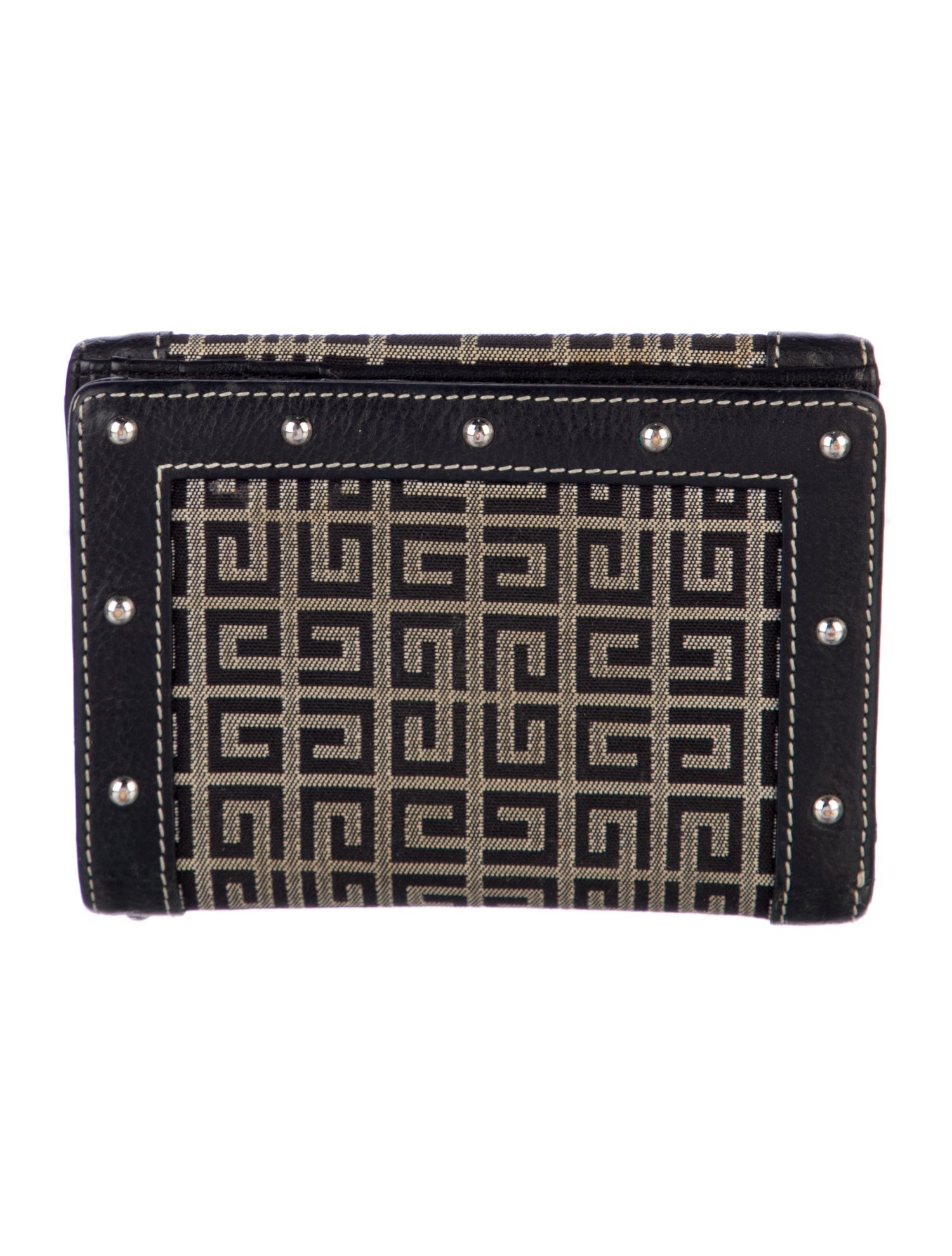 Givenchy Leather Printed Compact Wallet