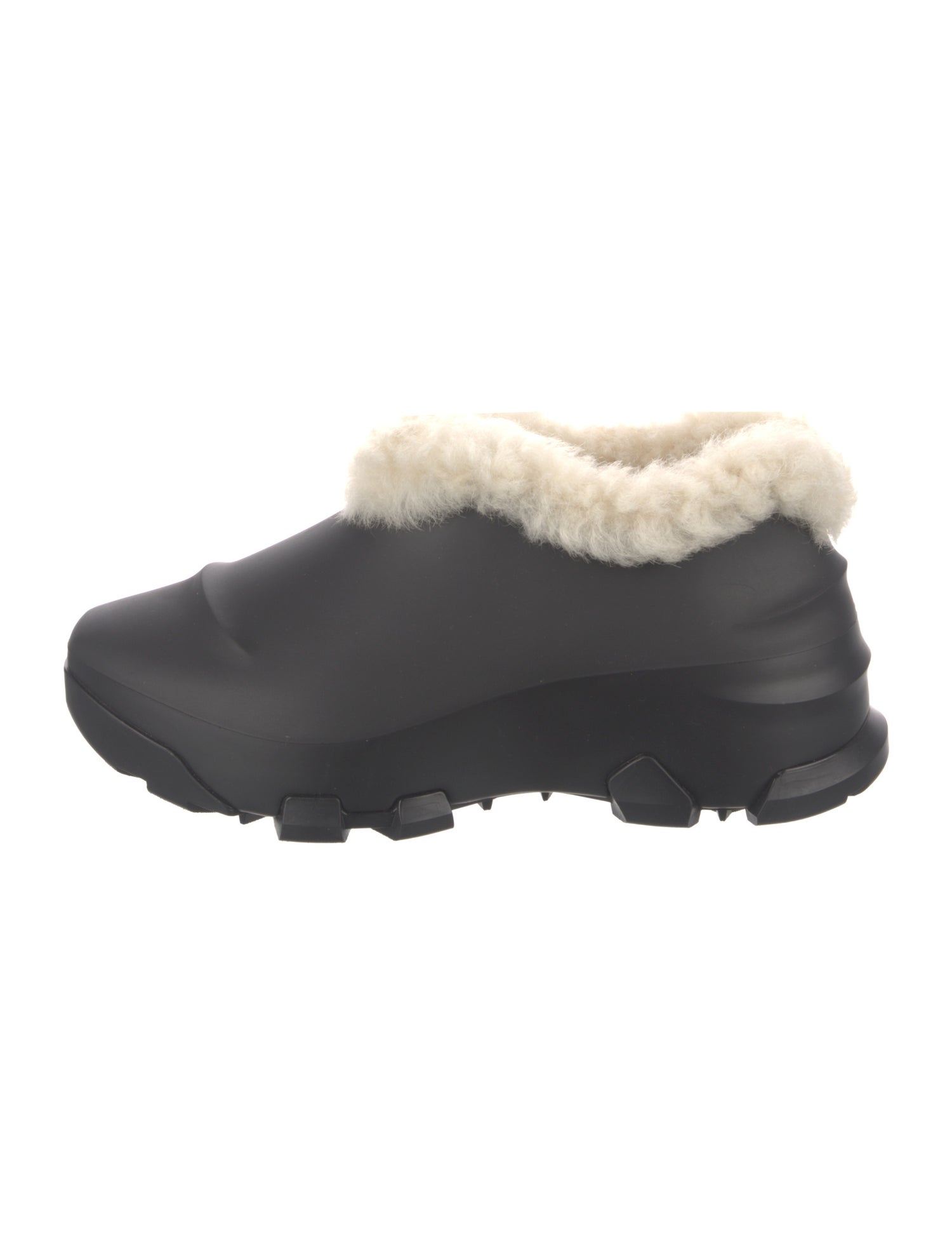 Givenchy Rubber Fur Trim Sneakers