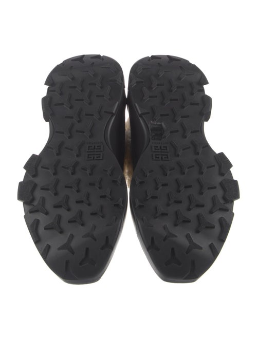 Givenchy Rubber Fur Trim Sneakers