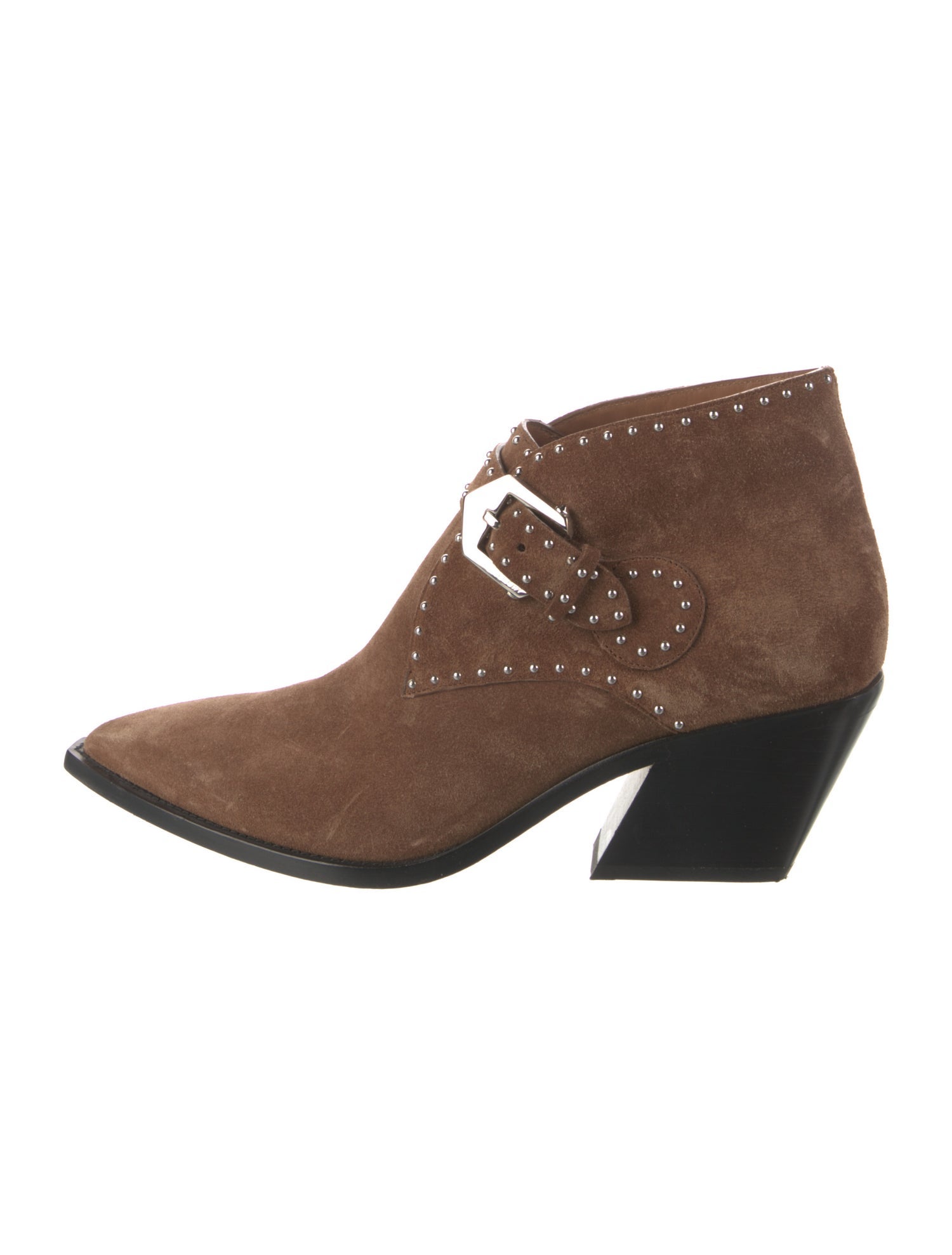 Givenchy Suede Studded Accents Boots