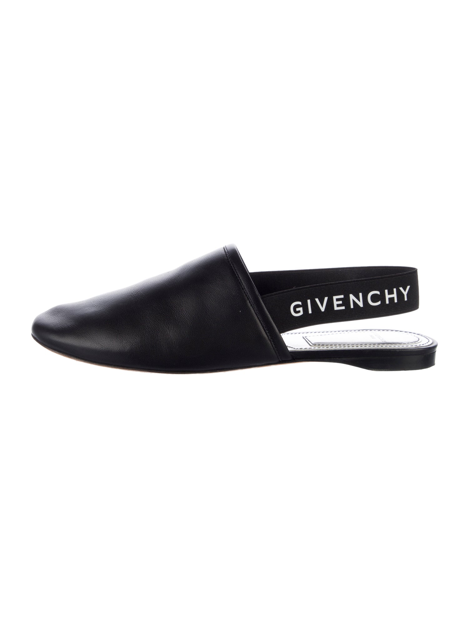 Givenchy Leather Slingback Flats