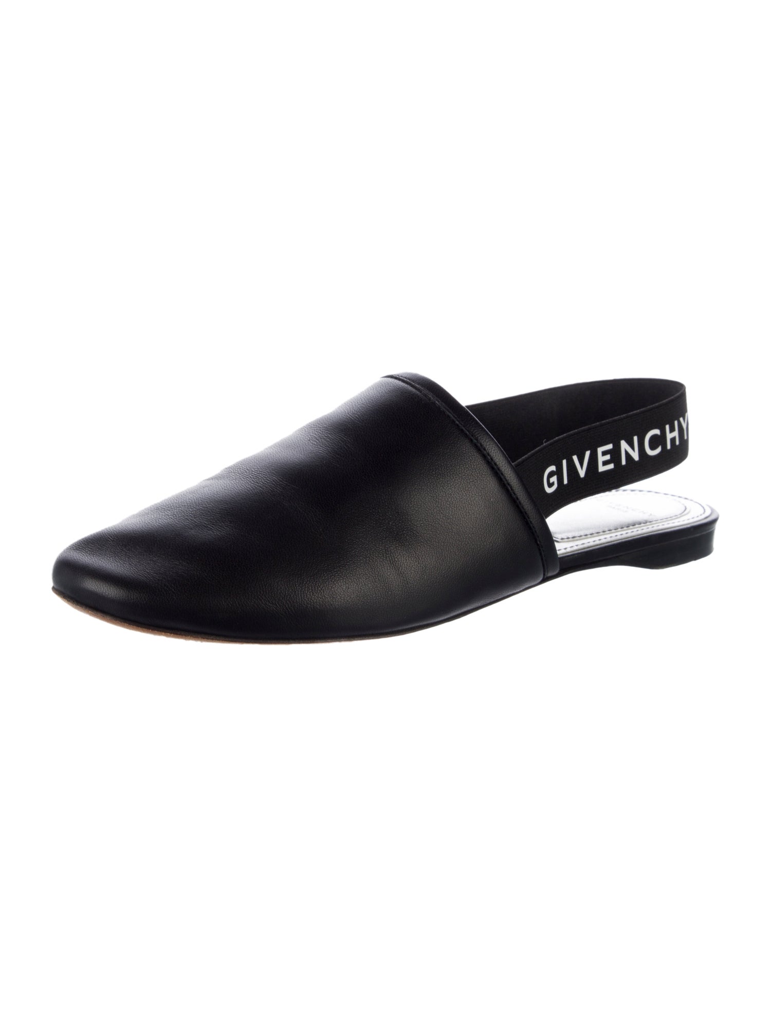 Givenchy Leather Slingback Flats