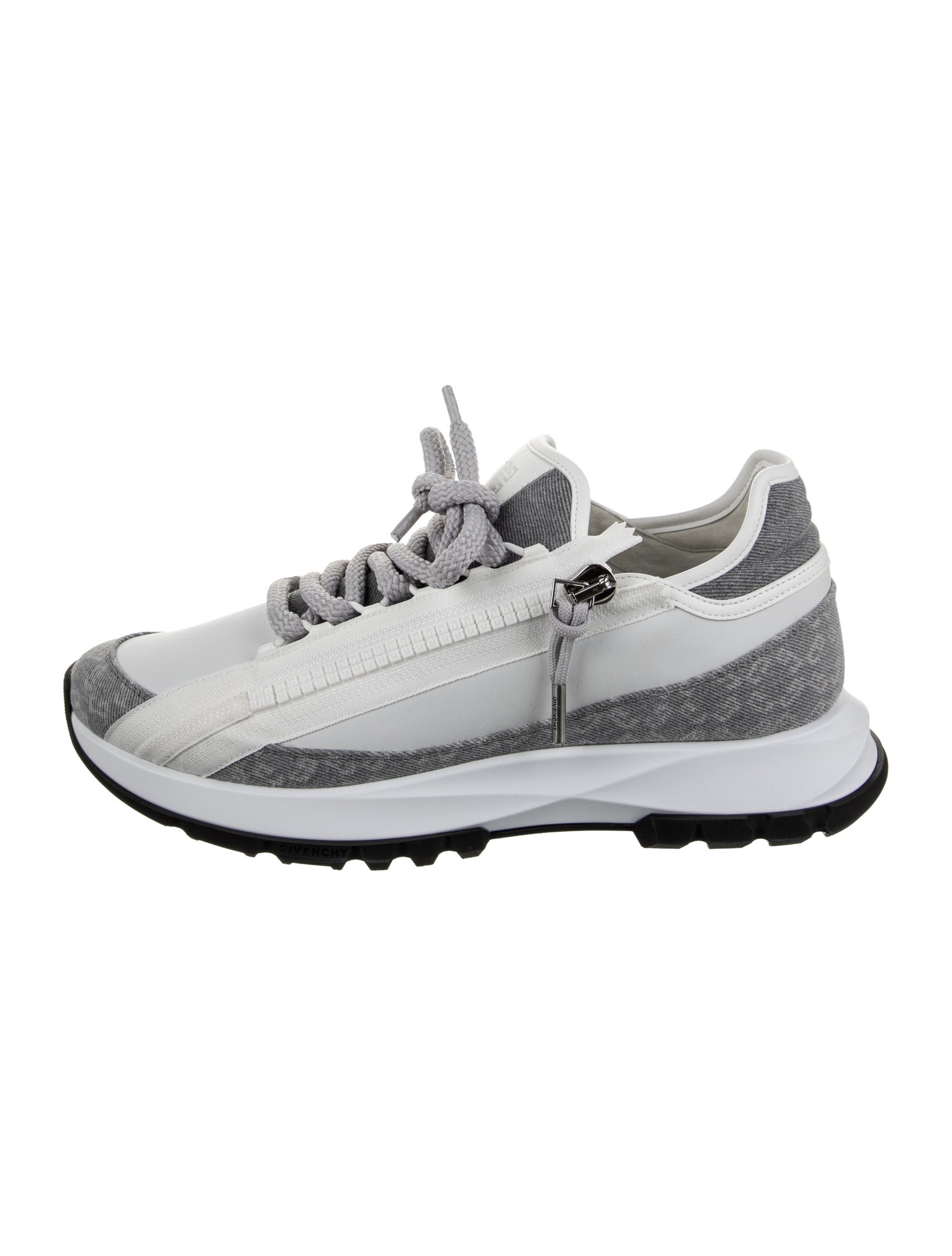 Givenchy Leather Colorblock Pattern Sneakers